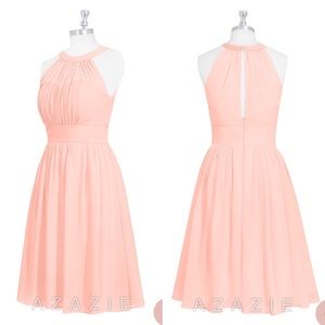 Azazie Yamilet Coral Dress